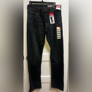 Wrangler Five Star Premium Denim Slim Straight men's jeans 32x32 Dark Wash